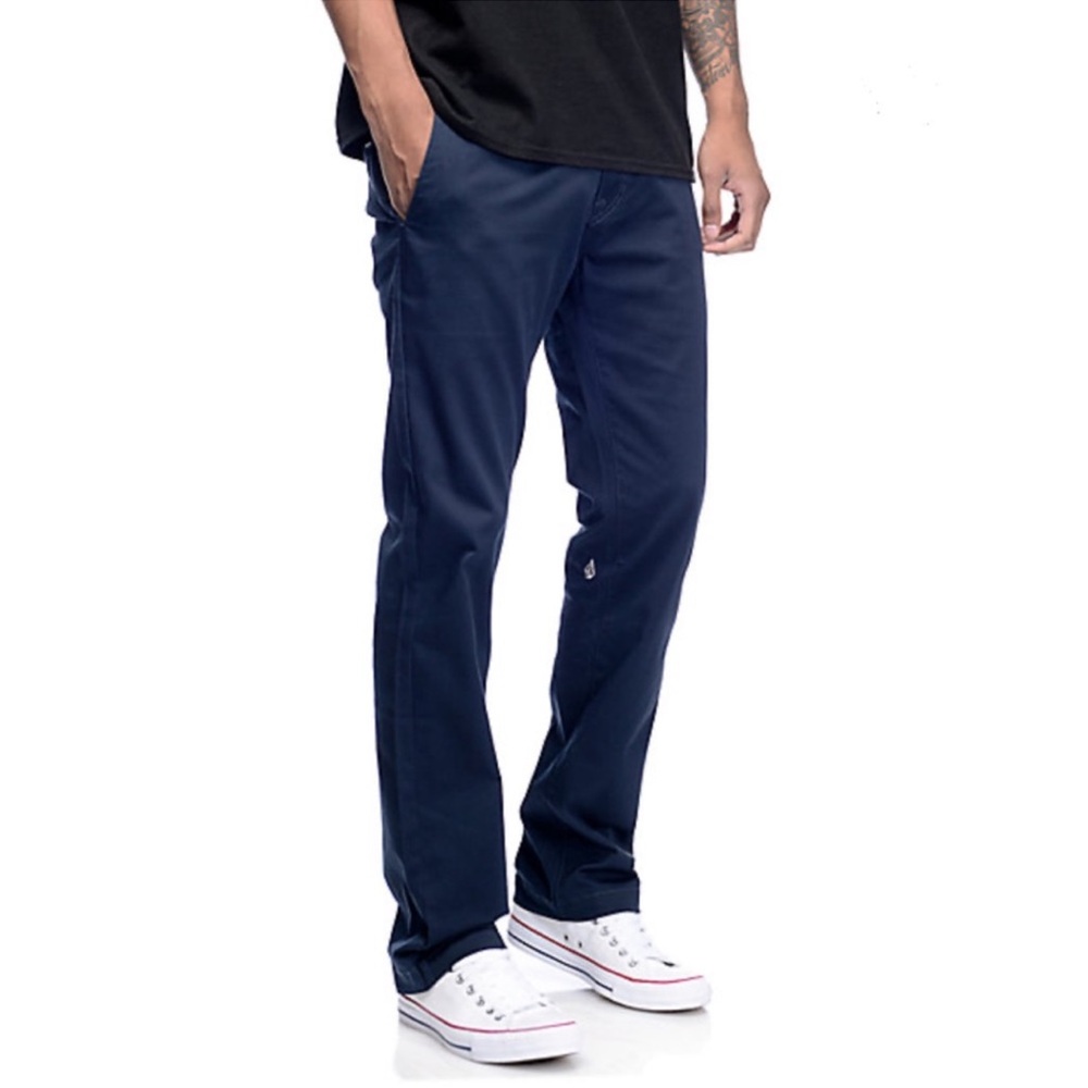 Volcom Frickin Modern Stretch Pants Navy 28x32 NWT